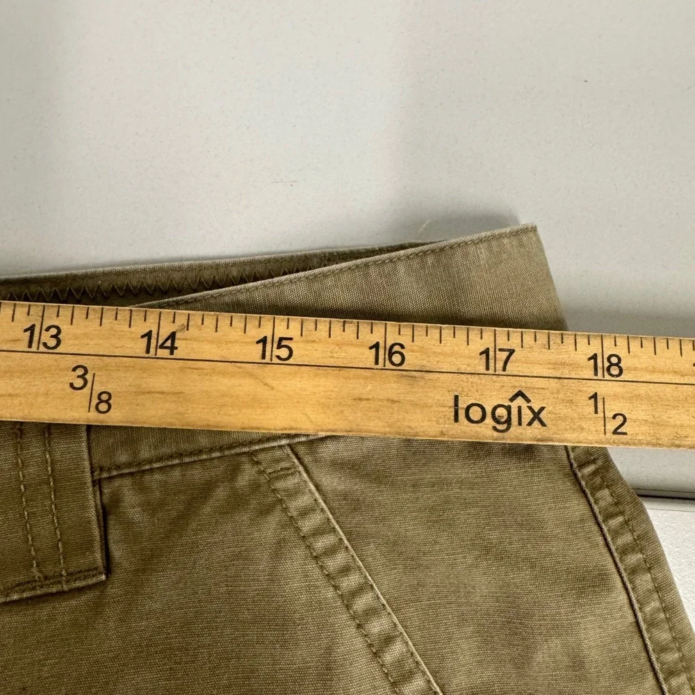 Columbia Cargo Shorts Mens 36 Khaki Tan Excellent Cotton Canvas XM4108 10 Inseam